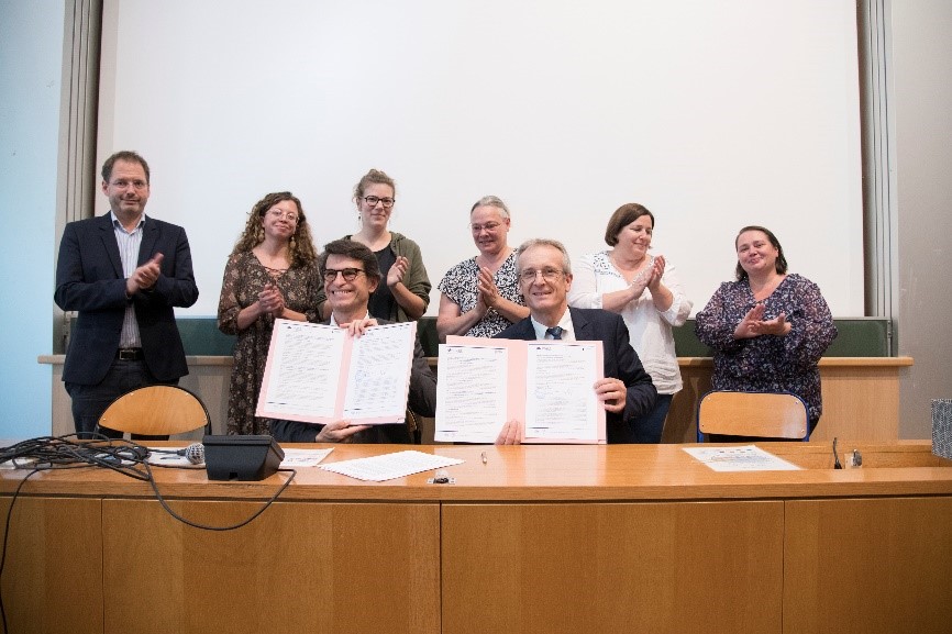 Signature de la charte Atypie Friendly-UCBL, le 21 septembre 2023 à Polytech Lyon